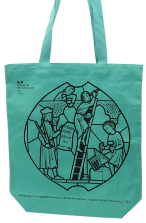 Vente de  Bolso tote de algodn biblioteca multimedia