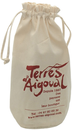 Vente de bolsa de algodn personalizada